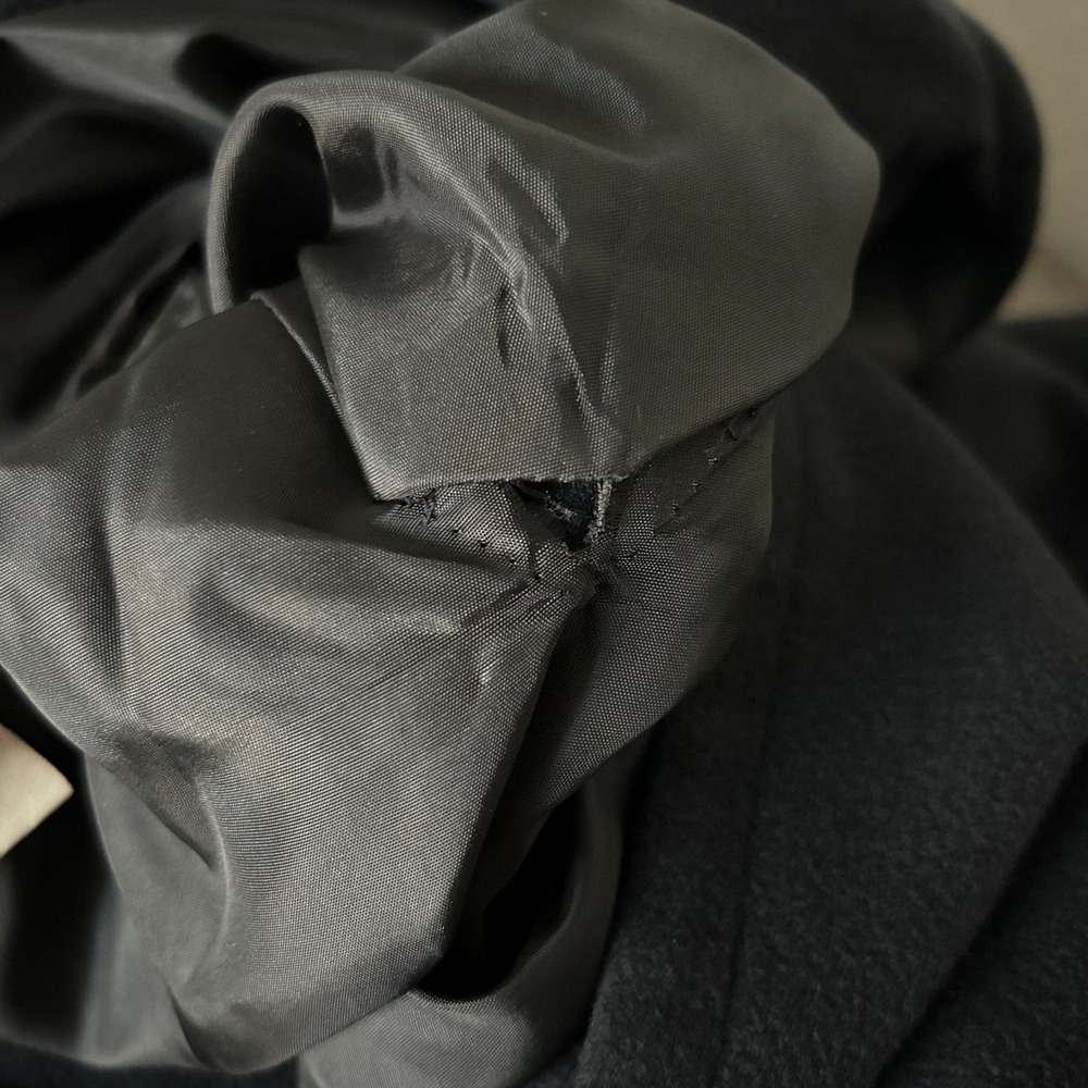 Jil Sander Black Double-Breasted Trench Coat - Picture 8 of 12